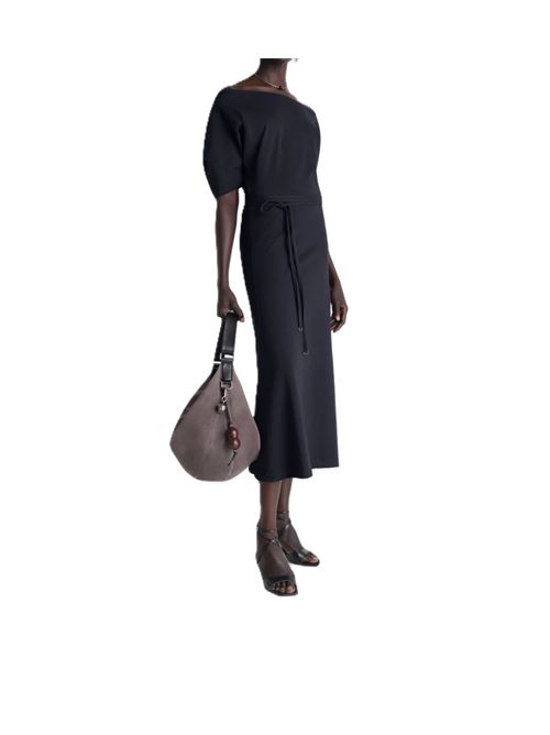 Lemaire ABITO CON SPALLE SCOPERTE IN JERSEY DI COTONE E LINO PESANTE Lemaire | DR1147 LJ1010BR498 URCHIN